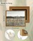 8x10 in Framed Canvas Wall Art Home Decor, Meadow with Flowers Painting Wall Art Prints, Canvas Wall Art for Living Room Decor Bedroom Home Bathroom Wall Decor